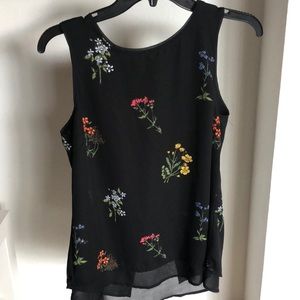 Chic floral tank top